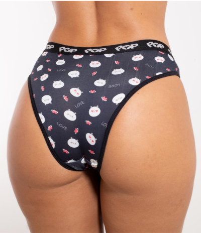 CALCINHA C/ CÓS TANGA MICROFIBRA ESTAMPADA