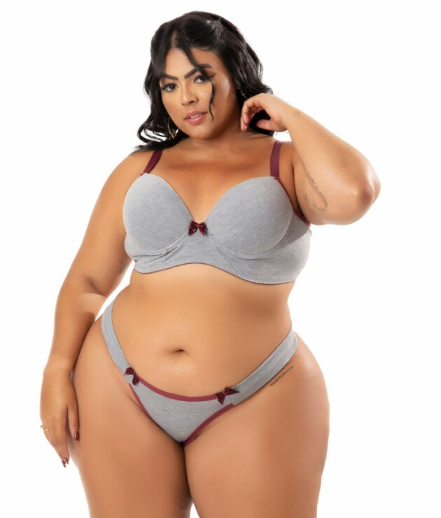 Conjunto de bojo conforto Plus Size