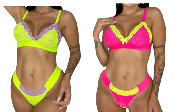 CONJUNTO SEXY S/BOJO NEON